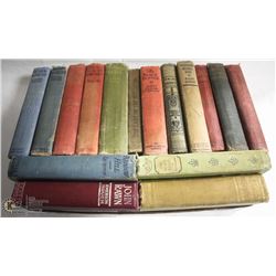 LOT OF 16 ANTIQUE BOOKS