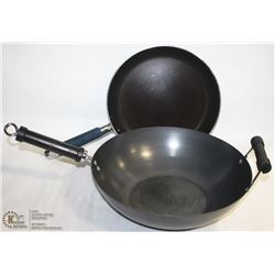 T-FAL FRYING PAN & WOK.