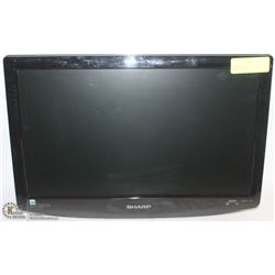 SHARP HI DEF 20" TV HDMI WALL MOUNT FLAT SCREEN