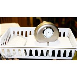 3 BRAND NEW DESK CLOCKS , BATTERY OPERATED,