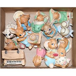 ESTATE BOX W/LOT OF  ASSORTED GENUINE PENDELFINS