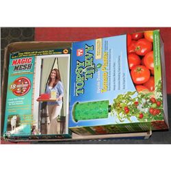 MAGIC MESH SCREEN DOOR WITH TOPSY TURVY