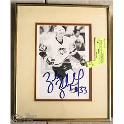 PITTSBURGH PENGUINS #33 ZARLEY ZALAPSKI AUTOGRAPH