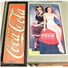 Image 1 : COCA COLA 50TH ANNIVERSARY COLLECTORS SIGN.