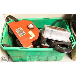 LOT WITH 2 TON CHAINSHOIST CM HURRICANE 360, 15'