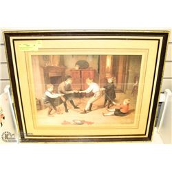 HARRY BROOKER PRINT OF CHILDREN PLAYING