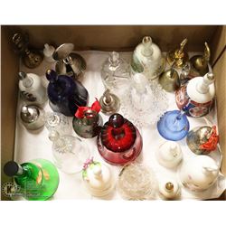FLAT OF APPROX. 30 ASSORTED COLLECTIBLE BELLS
