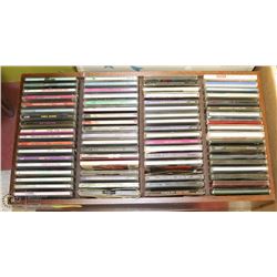 TWO MEDIA RACKS WITH CD'S