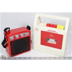 PAIR OF VINTAGE CHILDREN ELECTRONICS