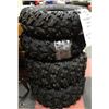 Image 3 : SET OF 4 ITP HOLESHOT ATR QUAD TIRES, SIZE 25X8X12