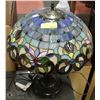 Image 1 : STAIN GLASS STYLE LAMP