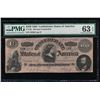 Image 1 : 1864 $100 Confederate States Havana Counterfeit Note PMG 63EPQ