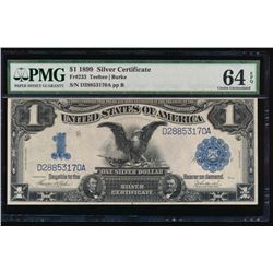 1899 $1 Black Eagle Silver Certificate PMG 64EPQ