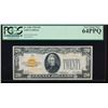 Image 1 : 1928 $20 Gold Certificate PCGS 64PPQ
