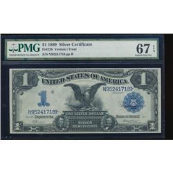 1899 $1 Black Eagle Silver Certificate PMG 67PPQ