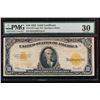 Image 1 : 1922 $10 Gold Certificate PMG 30