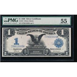 1899 $1 Black Eagle Silver Certificate PMG 55