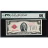Image 1 : 1918 $2 Legal Tender Note PMG 66EPQ