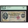 Image 1 : 1882 $100 Large Gold Certificate PCGS 25