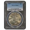 Image 1 : 1927 $1 Peace Silver Dollar Coin PCGS MS63