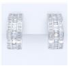 Image 1 : 18KT White Gold 4.00ctw Diamond Earrings