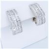 Image 3 : 18KT White Gold 4.00ctw Diamond Earrings