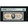 Image 1 : 1928 $20 Gold Certificate PMG 35