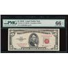 Image 1 : 1953C $5 Legal Tender Note PMG 66EPQ