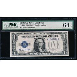 1928A $1 Silver Certificate PMG 64EPQ