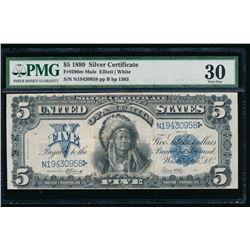 1899 $5 Chief Silver Certificate PMG 30