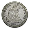 Image 1 : 1877-CC Seated Liberty Quarter Coin