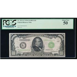 1934 $1000 Chicago Federal Reserve Note PCGS 50