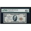 1929 $10 Kansas City Federal Reserve Bank Note PMG 65EPQ