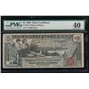Image 1 : 1896 $1 Educational Silver Certificate PMG 40