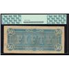 Image 2 : 1864 $50 Confederate States of America Note PCGS 50