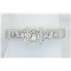 Image 8 : 14KT White Gold 1.00ctw Diamond Ring