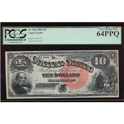 1880 $10 Legal Tender Note PCGS 64PPQ