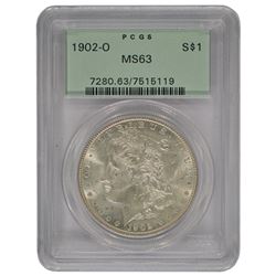 1902-O $1 Morgan Silver Dollar Coin PCGS MS63