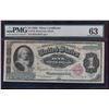 1866 $1 Martha Washington Silver Certificate PMG 63