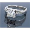 Image 2 : 14K White Gold 1.01ctw Diamond Ring