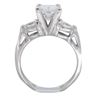 Image 9 : 14K White Gold 1.01ctw Diamond Ring