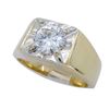 Image 3 : 14KT Yellow Gold 1.23ct Diamond Ring