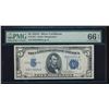 1934A $5 Silver Certificate PMG 66EPQ