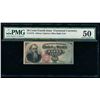 Image 1 : 50 Cent Fourth Issue Fractional Note No Serial Number PMG 50