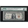 Image 1 : 1935A $1 Hawaii WWII Emergency Silver Certificate PMG 67EPQ