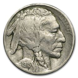 1915-D Buffalo Nickel Coin