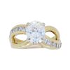 14KT Yellow Gold 1.22ct GIA Cert Diamond Ring
