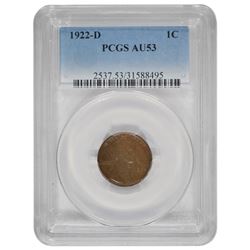 1922-D Lincoln Cent PCGS AU53
