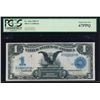 1899 $1 Black Eagle Silver Certificate PCGS 67PPQ