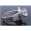Image 6 : 14K White Gold 2.98ctw Diamond Ring